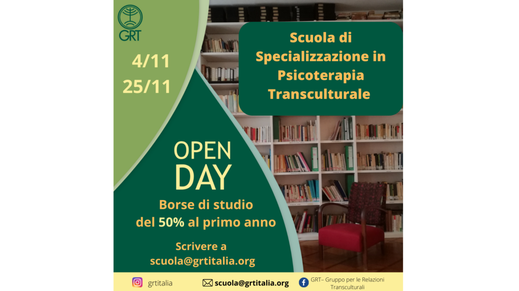 L’occasione per conoscere la scuola di Psicoterapia Transculturale!