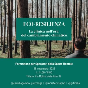 Eco-resilienza, la clinica nell'era del cambiamento climatico